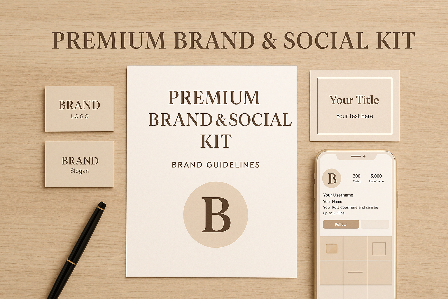 Branding Premium Social Kit